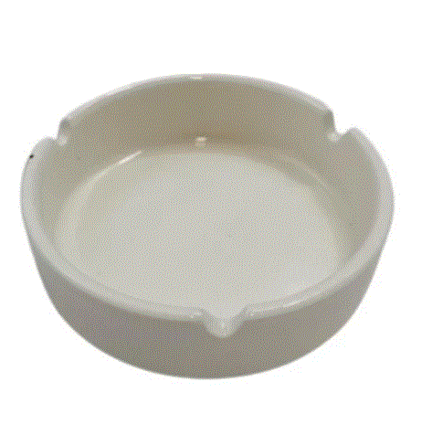 Ceramic Ashtray White 10.25cm Ceramic Ashtray White 10.25cm